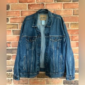 Men’s Dark Wash Denim Signature Levi’s Jacket XL